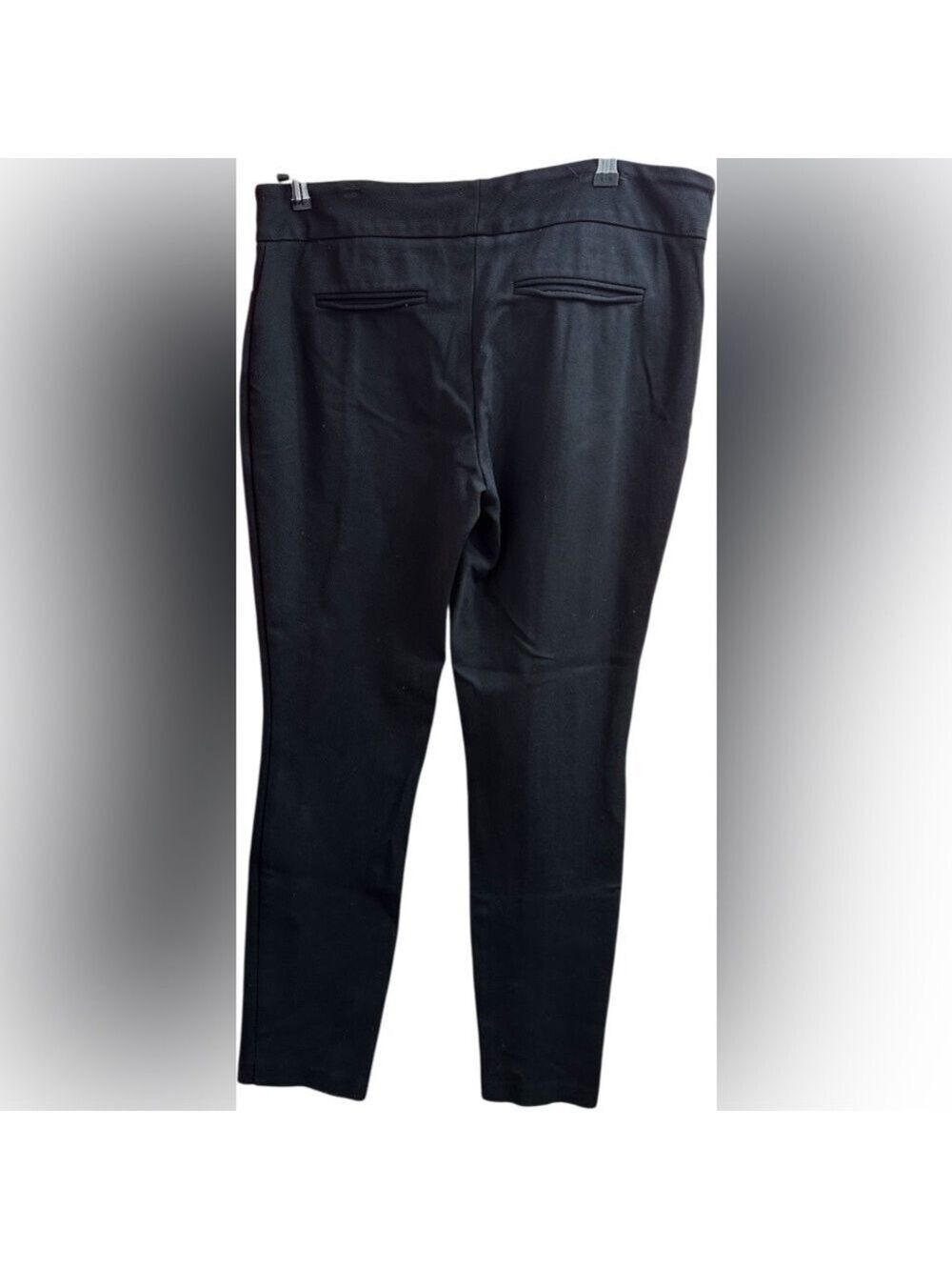 Hilary Radley Classic Black Pull On Ankle Length Pants - Picture 3 of 6